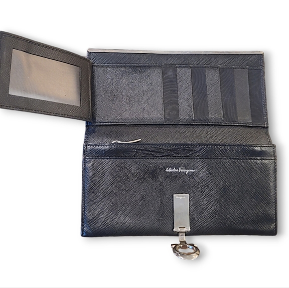 Salvatore Ferragamo Authentic Leather Long Wallet - Picture 16 of 16
